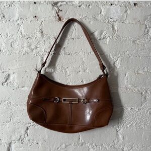 Brown Leather Shoulder Bag